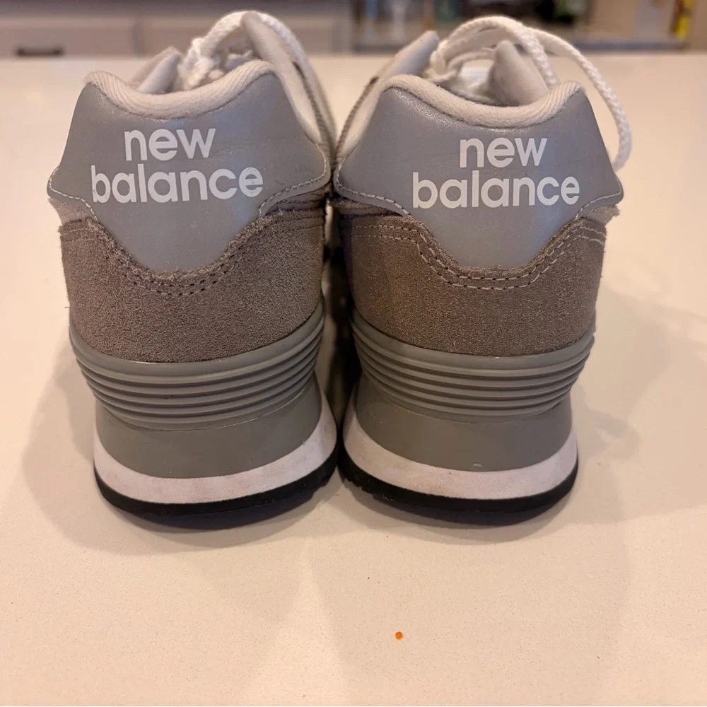 New Balance Gray and White Women’s Sneakers